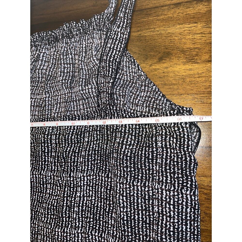 Intimately Free People Medium Black Pink Cami Tank Top w/ Bow Romantic Cottage - Picture 11 of 11